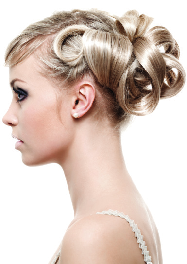 Elegant updo hairstyle